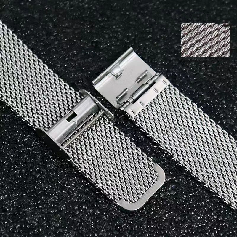 Enhanced Milanese Stainless Steel Quick Release Watch Band - Premium Thickness with Free Installation