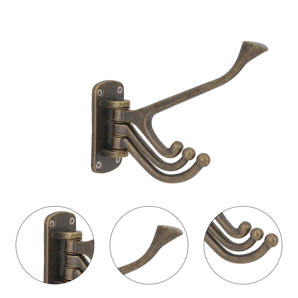 

1 Pc Unique Clothes Hook Clothes Organizer Tool Novel Hanger for Home (Bronze)