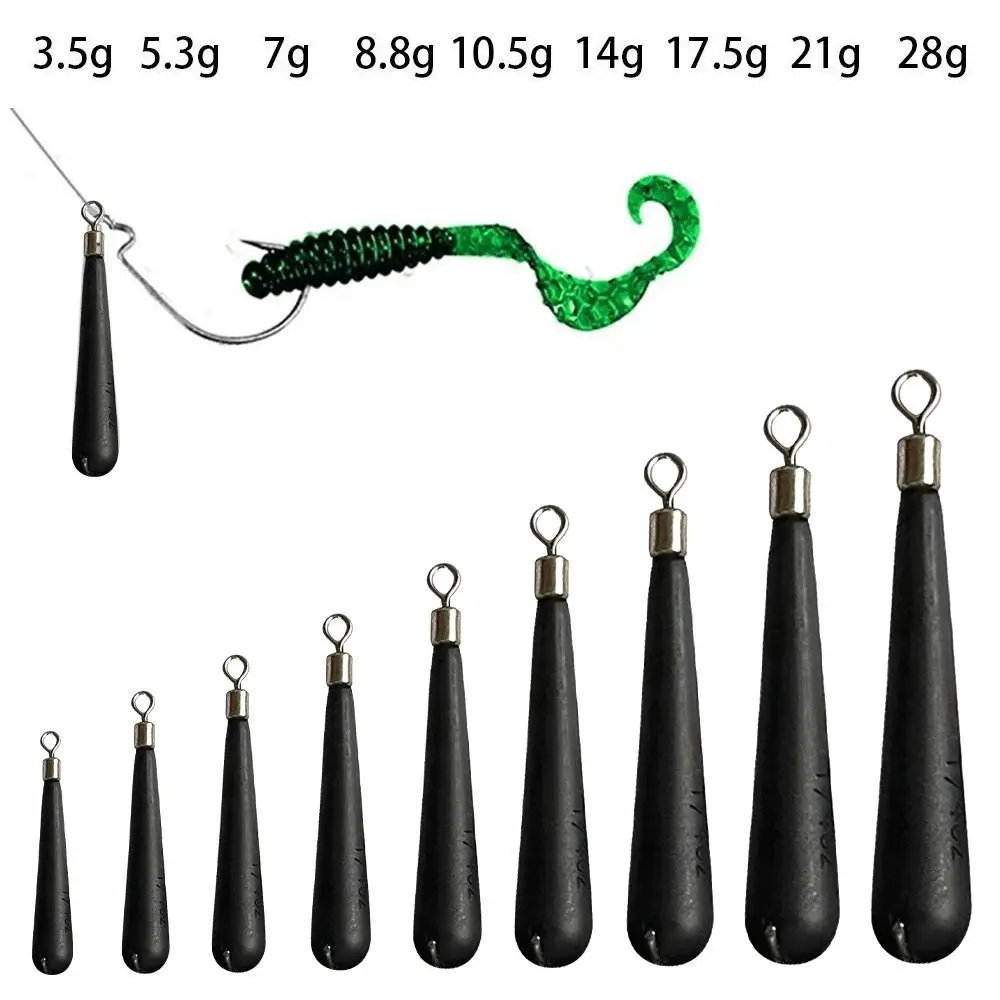 2/3/4/5/7pcs 3.5g-20g Fishing Tungsten fall Shot Weights Tear Drop Sinker Quick Release Casting Bullet Hook Connector fishing accessories,fishing tackle,fishing tool,fishing counterweight sinker