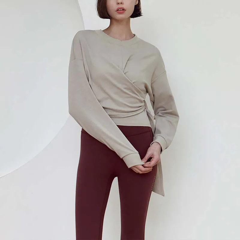 2024 New in Sweatshirts for Fashion Women Ladies Design Boutique Plain Shirts Tops Female Casual Streetwear Feminie Stylish Wear
