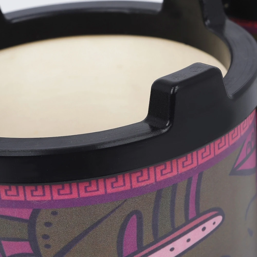 M MBAT African Drums Bongos/ Indian/ Pigskin Drums Applique Connected with Mallets Percussion Instruments and Accessories