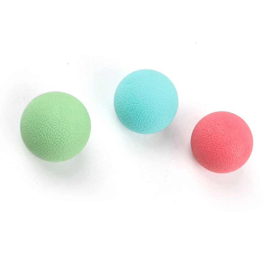 1pcs pet puppy toy ball grinding solid rubber ball bite resistant elastic pet toy