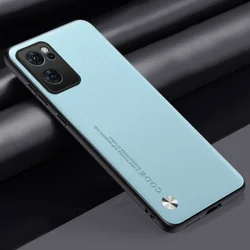 Premium PU Leather & TPU Silicone Phone Case for OPPO Reno Series - Elegant & Durable Protection (SKY BLUE)