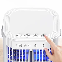 Ventilateur de refroidissement portable avec lumière nocturne à sept couleurs, grande capacité de 900 ml, interface USB, adapté au salon, à la chambre à coucher, etc. 6