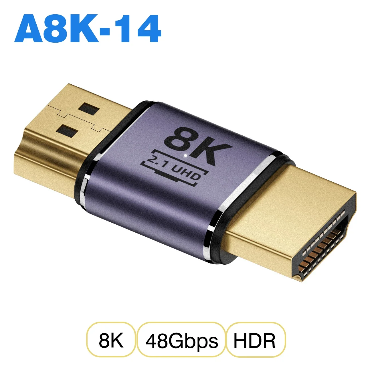 Ultra High-Speed Mini Micro HDMI to HDMI 2.1 Converter - 8K/4K Resolution Support