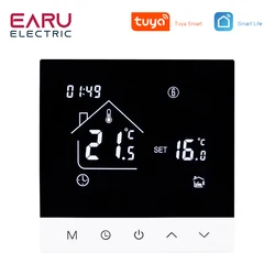 WiFi Smart Thermostat Temperature Controller Electric Floor Heating TRV Water Gas Boiler Remote Control ByTuya Alexa Google Home