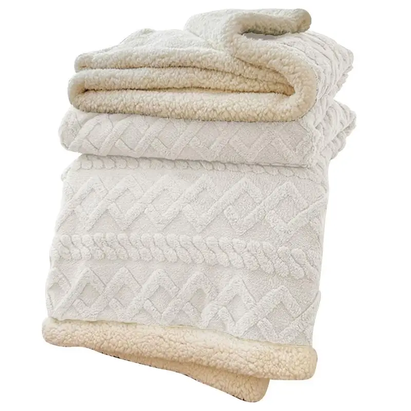 

Warm Blankets Imitation Cashmere Throw Warm Blanket Soft Warm Thick Fuzzy Throws Blanket Fleece Blanket Throw For Sofa Bed