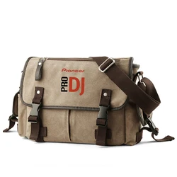 New Pioneer Pro Dj Men's Shoulder Bag Travel Messenger Bag Waterproof Fashion Canvas Shoulder Bag Outdoor Casual Sports Pocket