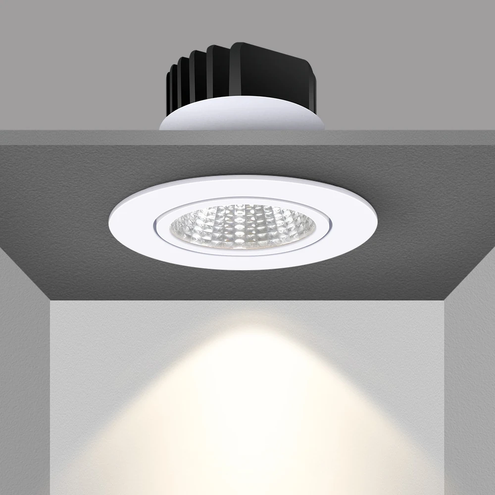 Foco LED empotrable, luz de techo regulable de 6W, 9W, 12W, 15W, 21W, CA de  220V, gran oferta - AliExpress