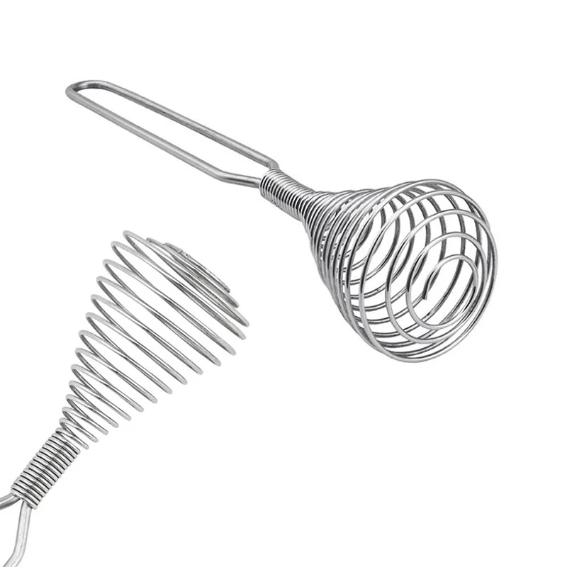 Spring Coil Whisk Wire Whip Cream Egg Beater Gravy Mixer Kitchen Cooking Tool Egg Beater