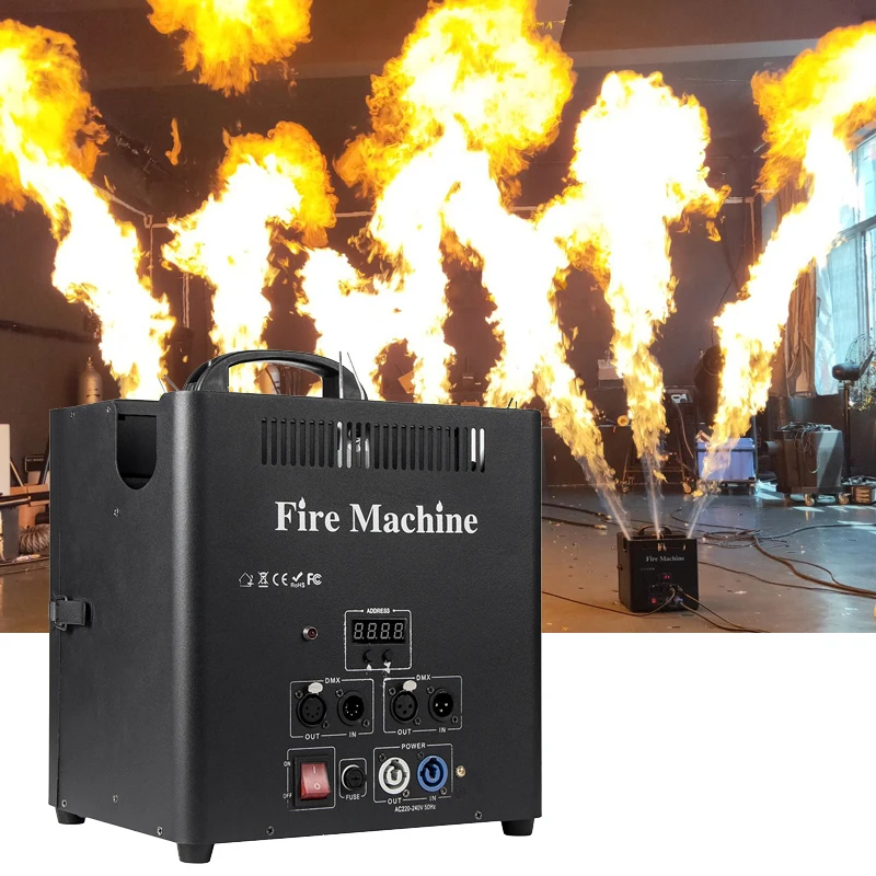 

DMX Stage Effect Festival Flame Spray Safe Fire Machine Flame Throwe For Nightclub Equipment