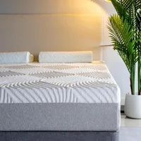 Queen Mattress 10 Inch Memory Foam Mattress Bed in a Box,Medium Soft Cooling Gel Green Tea Queen Size Mattress with Breathable S 1
