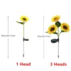 Solar Sunflowers LED Light Outdoor Waterproof Home Flower Lamp Courtyard Pathway Garden Decoration Lamp Lawn Landscape Lighting 5