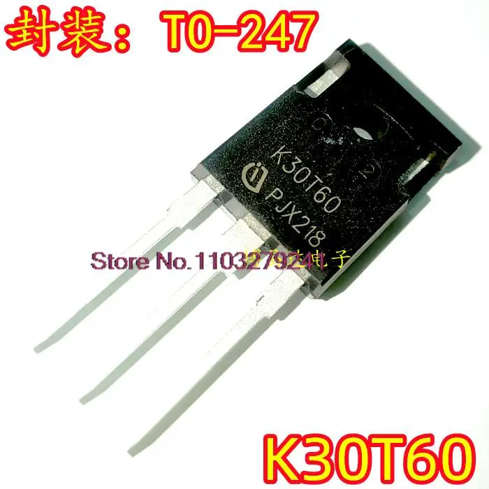 

5PCS/LOT K30T60 IKW30N60T TO-247 IGBT 30A/600V New Original