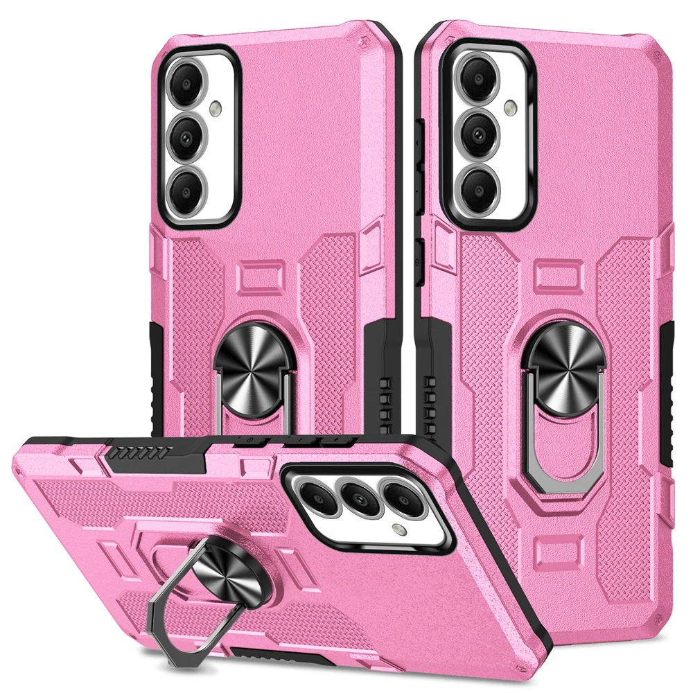 Magnetic Armor Case with Ring Holder - Durable Phone Cover