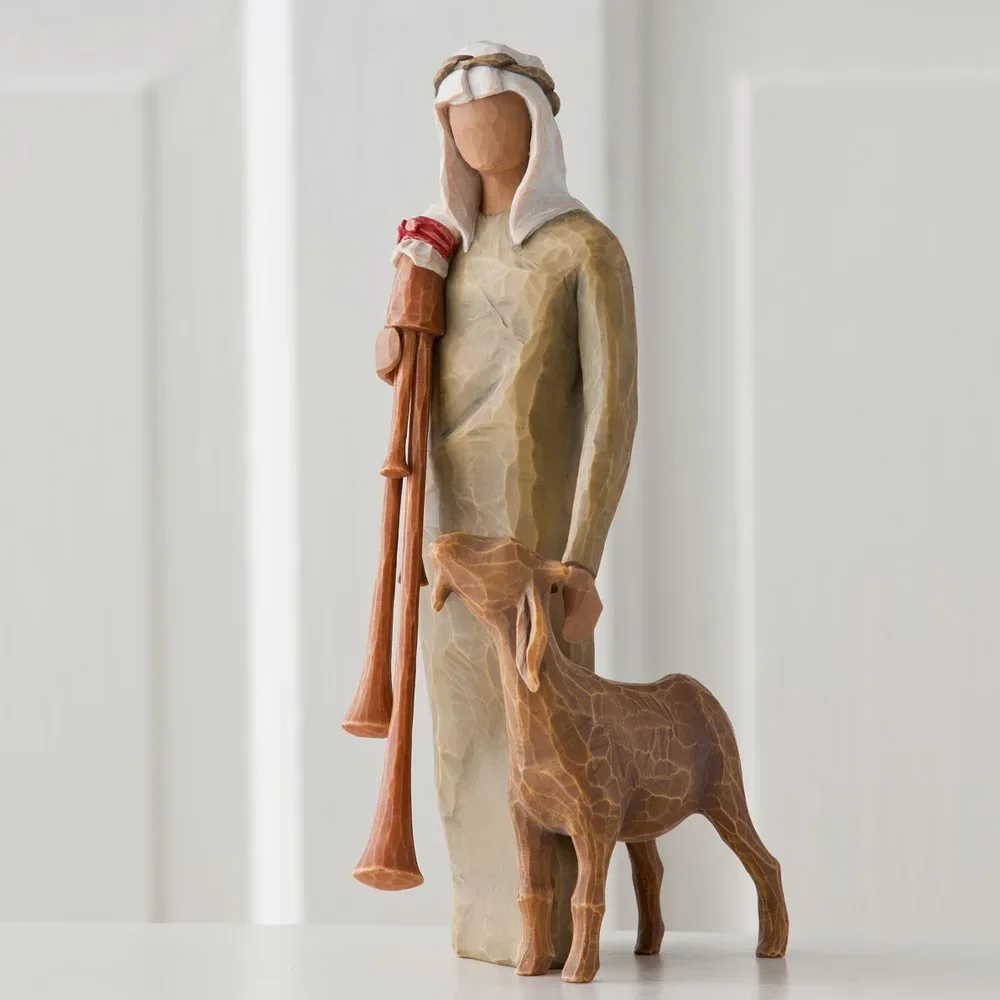 Piper Home Character Sculpture Art Living Room Desktop Christmas Decoration Creative Resin Crafts Room Decoration Supplies