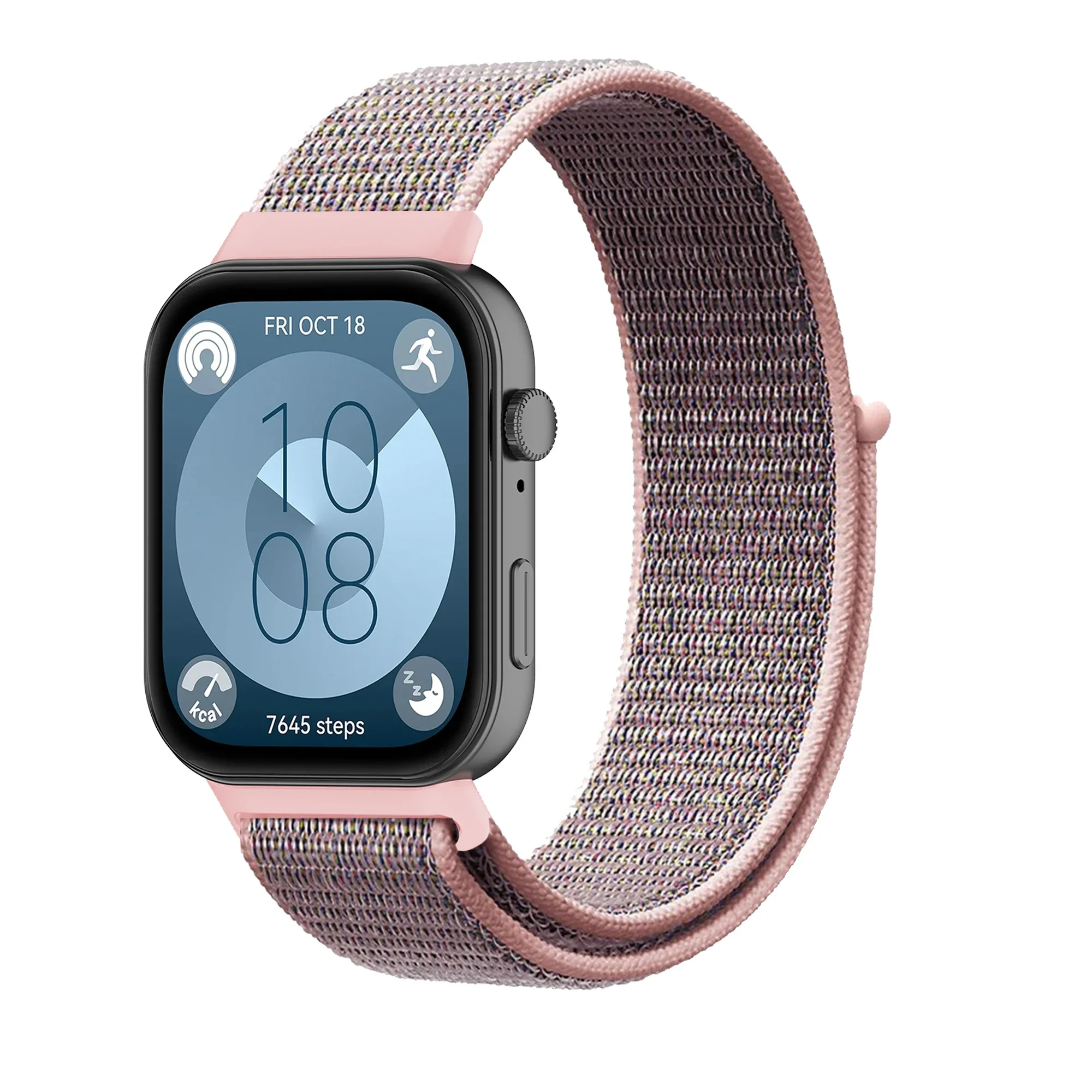 Nylon Loop Strap Woven Sports Smartwatch Wristband Bracelet