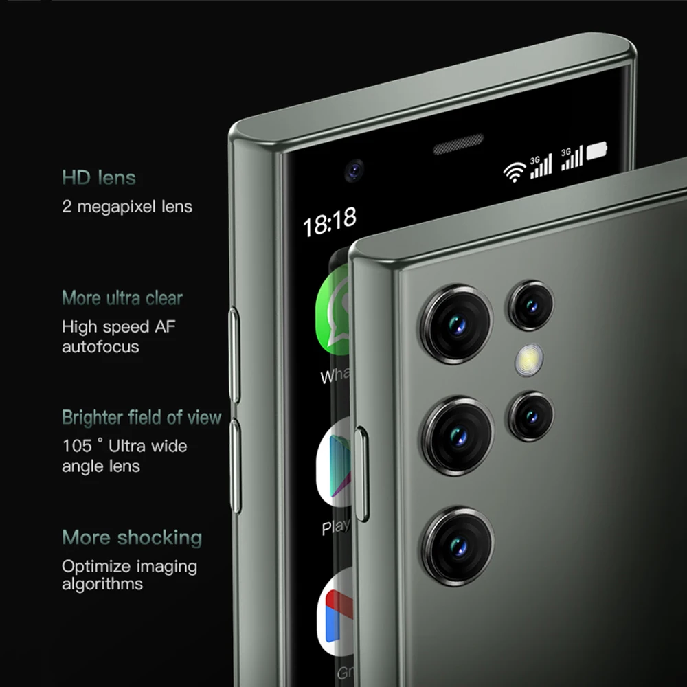 SOYES S23 Pro 3.0" Android8.1 Mini Smartphone 2GB RAM 16GB ROM Dual SIM Standby 1000mAh 3G Network Compact Mobile Phone 6