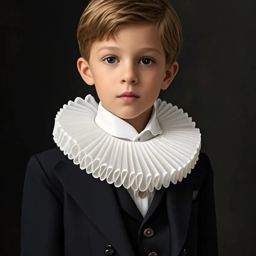 Literary Love Collar Halloween Youth Fake Collar Photography Retro Photo Prop