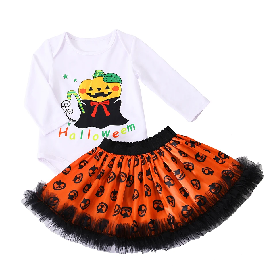 

2024 Clothes Suit Newborn Baby Girls 2PCS Sets Soft T-Shirt + Skirt Infant Children Outfits For 0-2Y