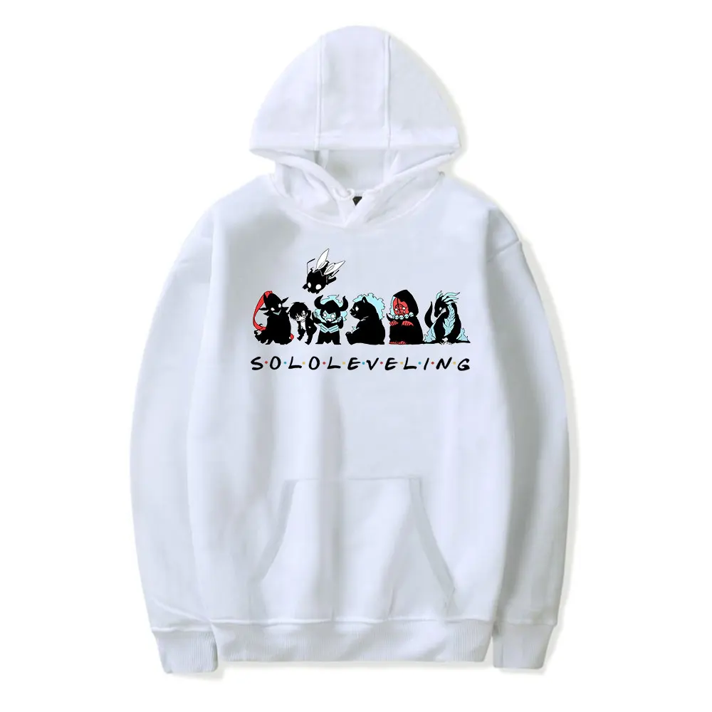 Solo Leveling Sung Jinwoo Vintage 90s Hoodie Men and Women Hip-hop Sports Pullover Sweatshirt Suitable for Everyday Wear