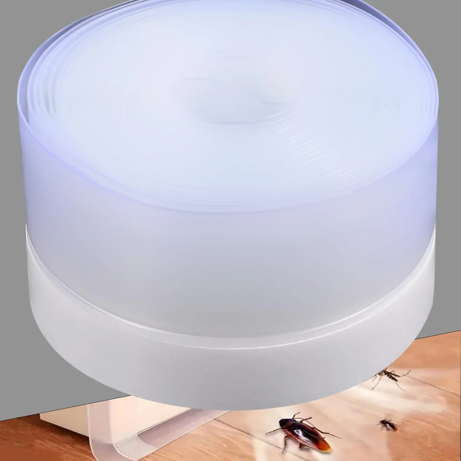 Silicone Weather Stripping Seal Door Tape Weatherproof Soundproof for Door Frame or Window Bathroom Shower Glass Gaps