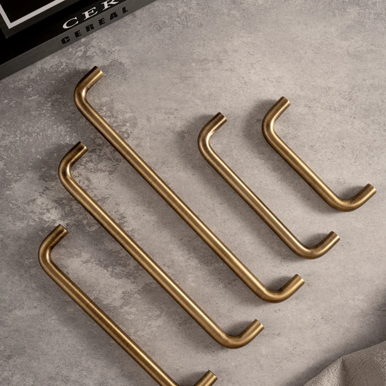 antique brass drawer pull for kitchen cabinet