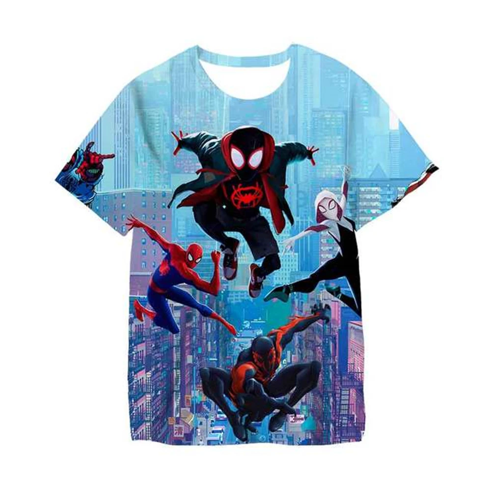

Kids Spiderman T Shirt Children's Clothing for Boy T-Shirt Print Boys Girls Clothes BoysT-shirt Fashion Tops Tee
