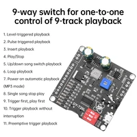 DY-T20L DC6-35V 10W/20W voice MP3 playback control module one-on-one trigger audio module supports USB flash drive TF-T20L Micro - Image 3