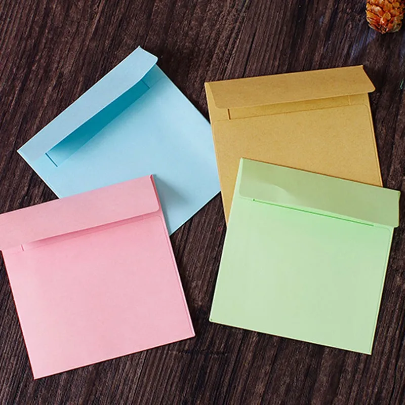 Enveloppes Colorées 12 Couleurs, 72 Pièces Enveloppes Colorées