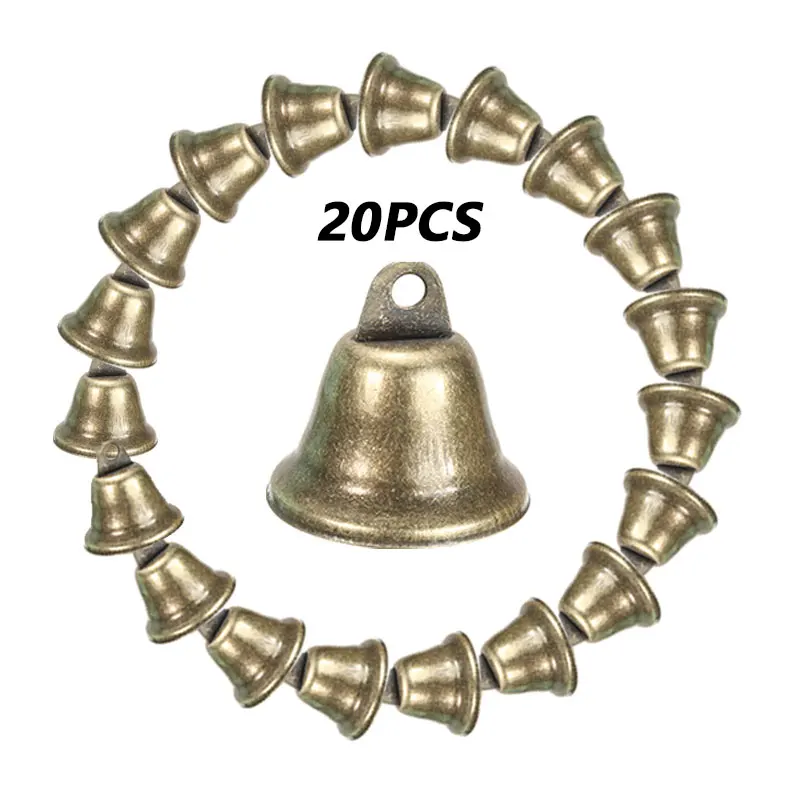 

20pcs 38mm Brass Christmas Bell For Party Wedding Home Xmas Tree Decoration Jewelry Finding DIY Bells Crafts