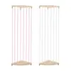 Wood Corner Plush Toys Holder Doll Storage Bucket Vertical Large Capacity Adjustable Height Wood Soft Toy Shelf for Playroom 1