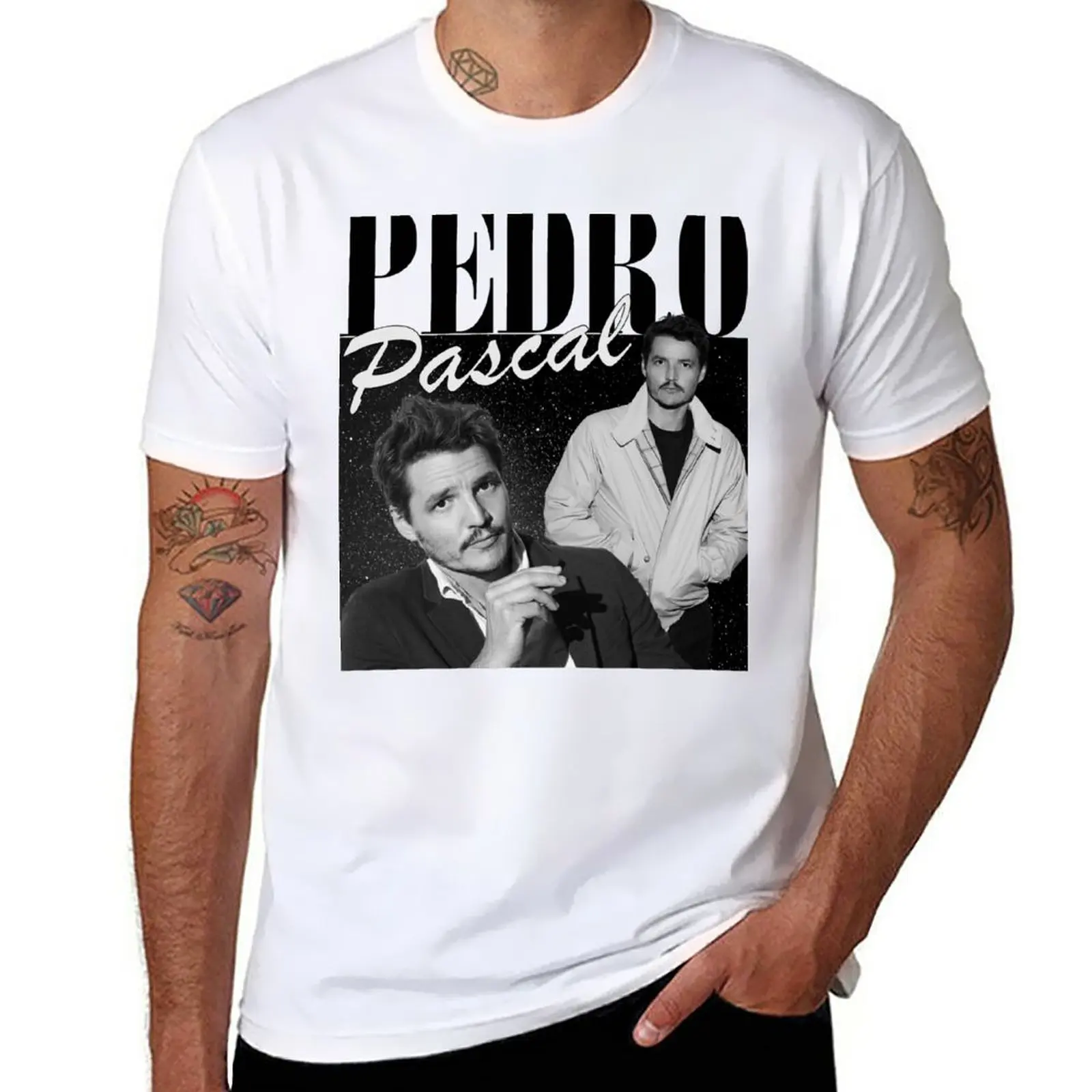 

Pedro Pascal T-Shirt T-Shirt vintage clothes aesthetic clothes t shirt for men