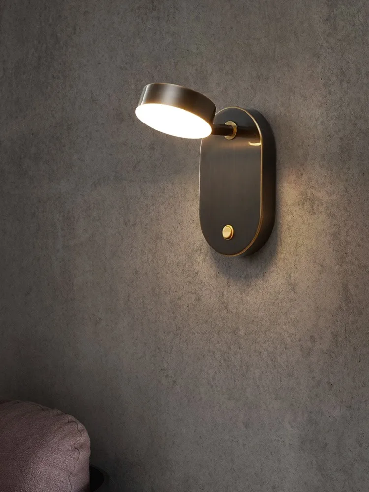 Modern Led Wall Lamp Bathroom Lamps Mirror Golden Stair Wall Night Light For Bedroom Bedside sconce Interior Wall Lights