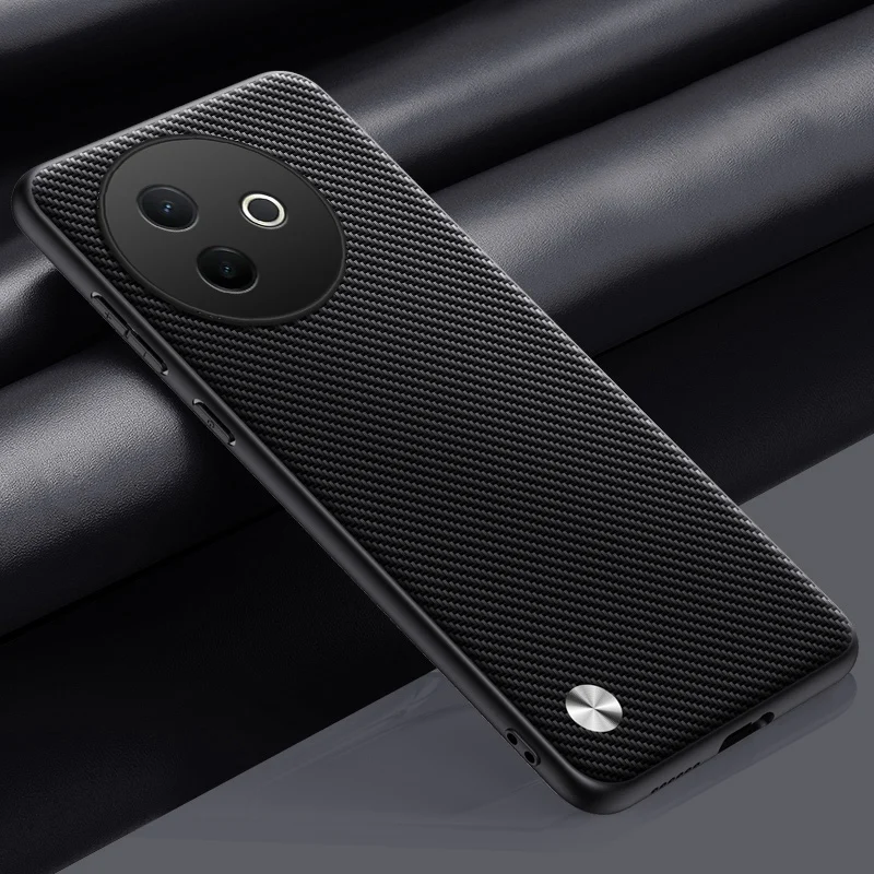 Luxury PU Leather Matte Silicone Shockproof Phone Case - Full Protection Coque