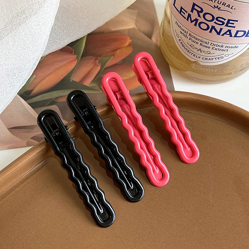 Black + rose red [2 pairs]