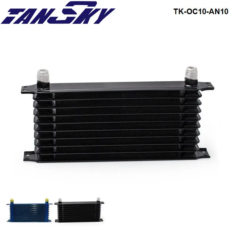 

10 ROW 10AN ALUMINUM ENGINE/TRANSMISSION RACING OIL COOLER FOR CAR/TRUCK TK-OC10-AN10