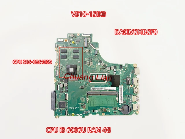 Lenovo マザーボード DA0LV6MB6F0（i5-7200U搭載）