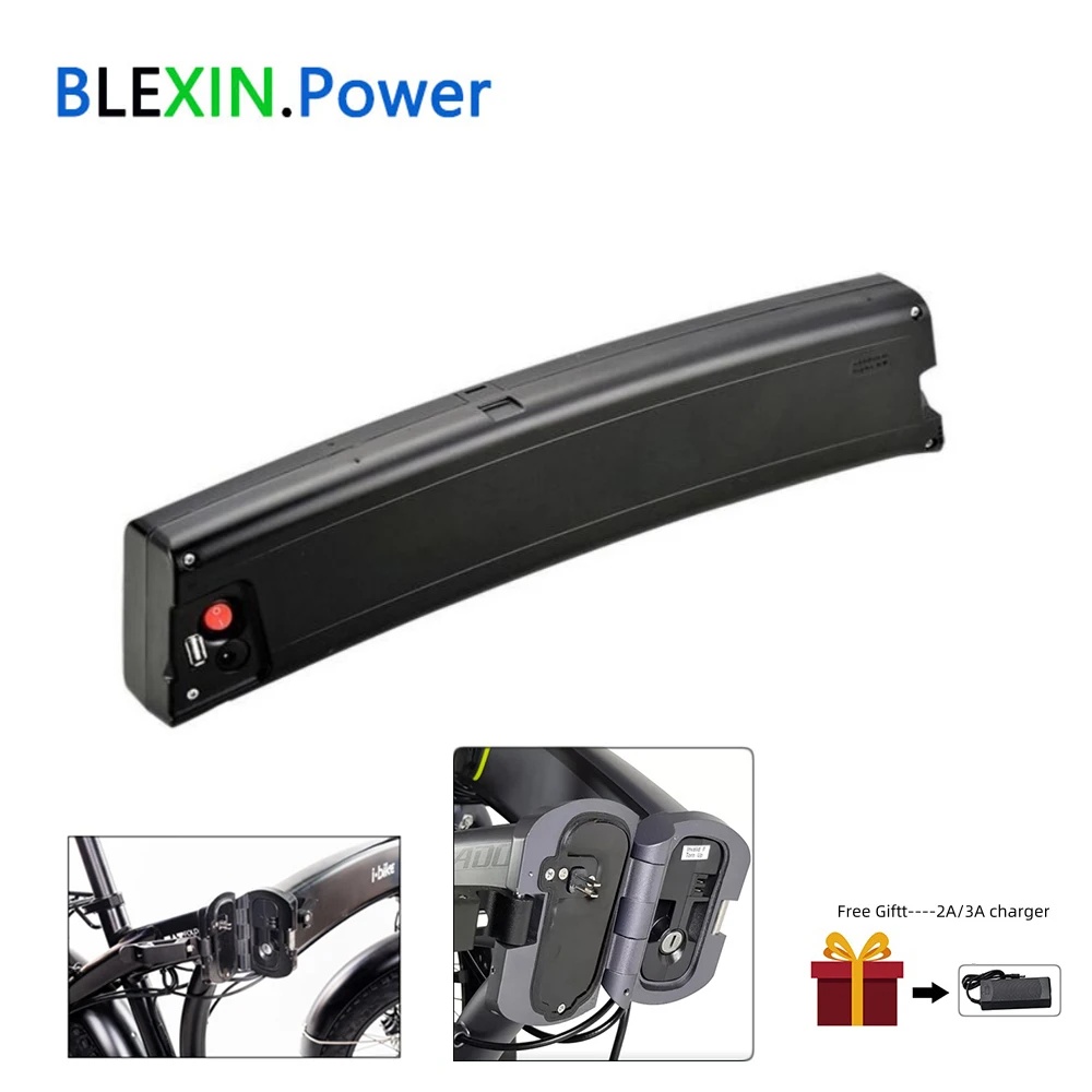 36V Foldable Hidden Ebike Battery Pack Curved Scimitar 7.8Ah 9.6Ah 10.5Ah for NCM Easybike Lyon Richbit Folding Electric Bike Ak lithium battery pack electric bike battery case ebike battery connector