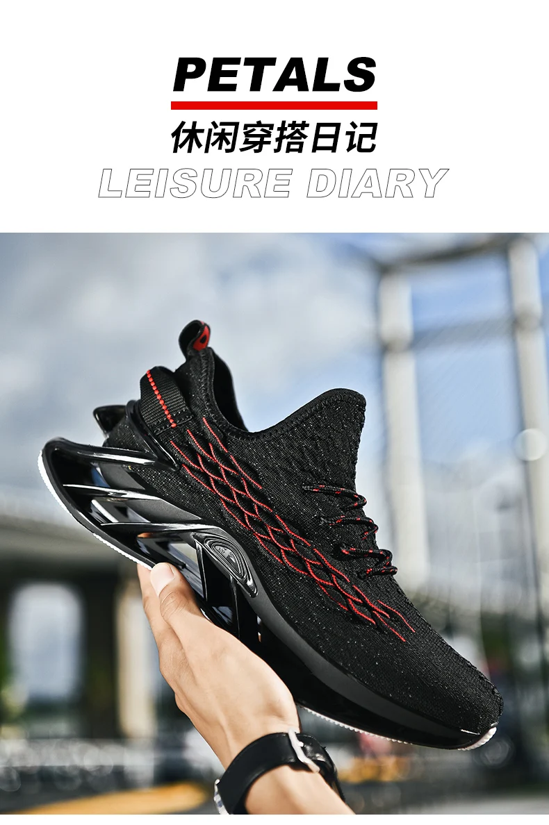 Men Sneakers Trainer Race Breathable, Fashion Loafers Running Shoes - Uniqwear