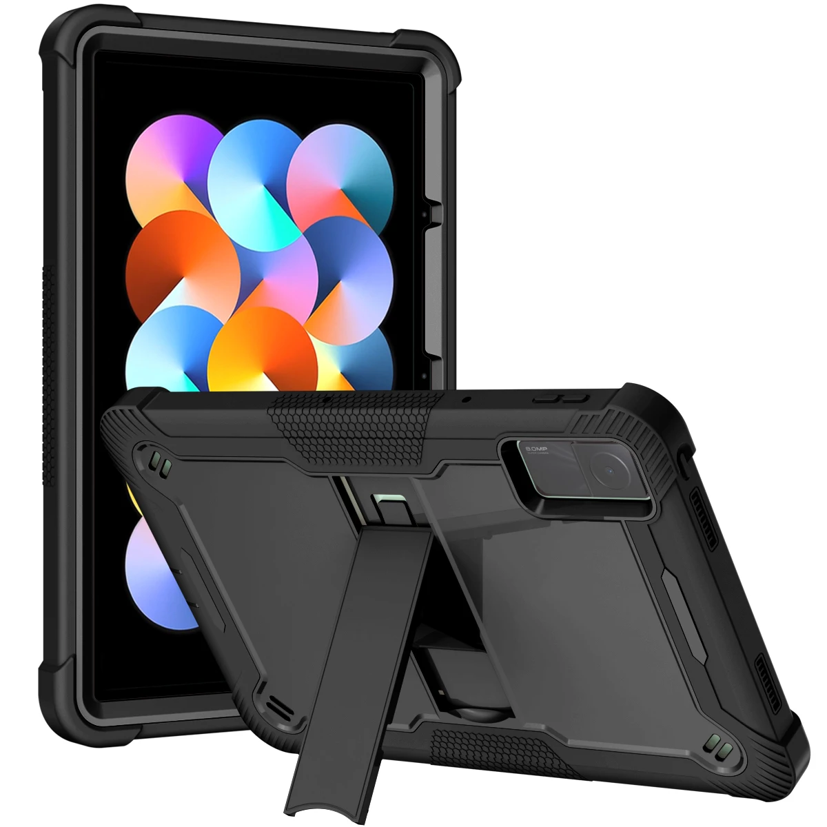 Durable Armor Case with Kickstand & 3-Layer Protection