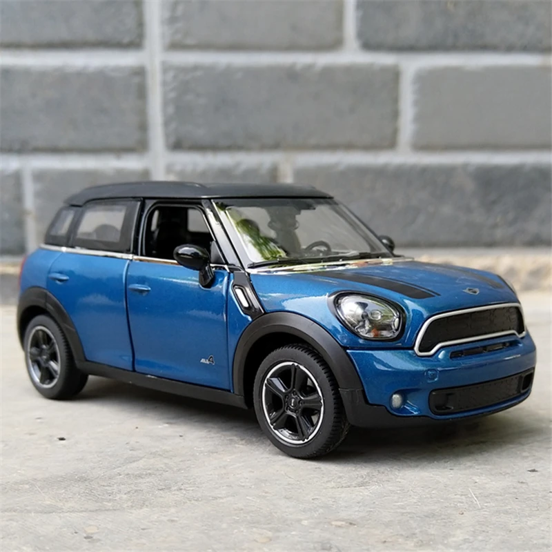 124MiniCountrymanAlloyCarModelMINICoopersSimulationDiecasts
