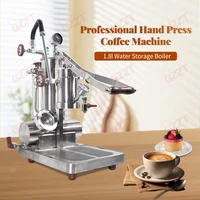 GZZT HPEM-C3S Hand Press Espresso Maker with 9Bar Stepless Pressure & Electric Heating Box Coffee Machine 220V/110V 1