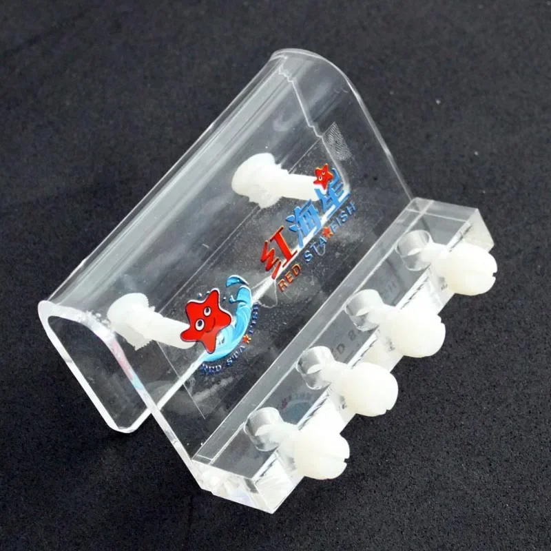 Red Starfish 4/6/8 Way Soft Tube Fixture Holder Aquarium Transparent Soft Hose Dosing Pump Soft Tube Rack Fish Tank Accessories 6
