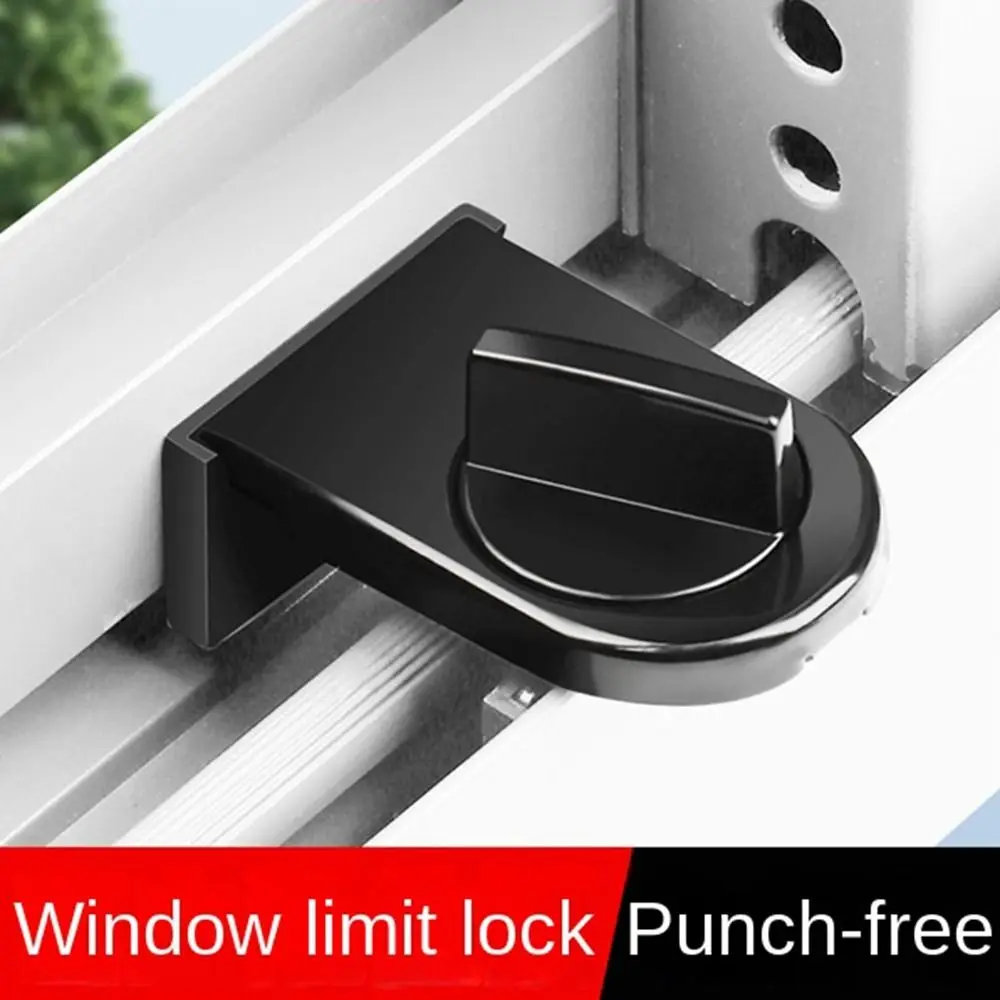 New Metal Sliding Window Locks Adjustable Translation Sliding Safety Lock High Quality Security Protection Window Limiter Lock