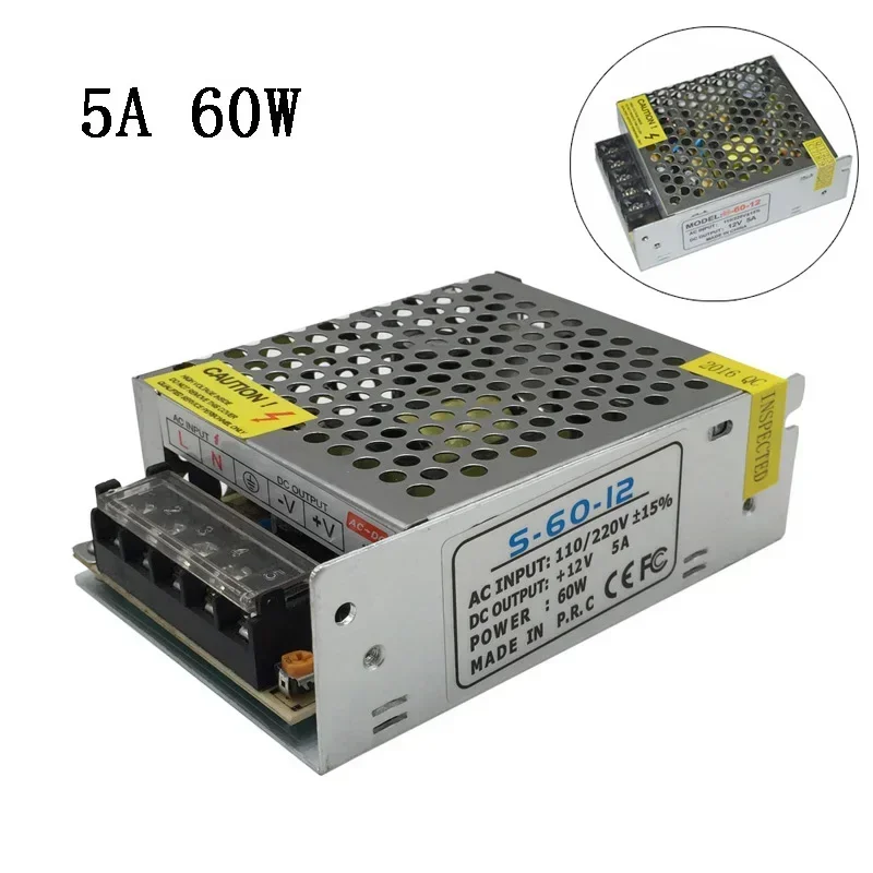 DC 12V 스위칭 전원 공급 장치, LED 스트립 조명용 변압기 전원 어댑터, 1A, 2A, 5A, 10A, 15A, 20A, 25A, 30A