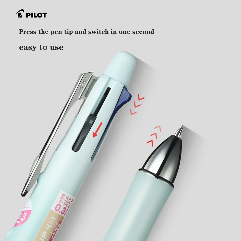 PILOT Dr.Grip Multi-function Five-in-one Ballpoint Pen Mechanical Pencil Office Accessories Stationery multifunction pen,mechanical pencil,ink ballpoint pen