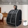 Portable sauna Folding Steam Sauna SPA Room Tent Box with Steamer One Person Weight Loss Full Body Slimming 사우나 4