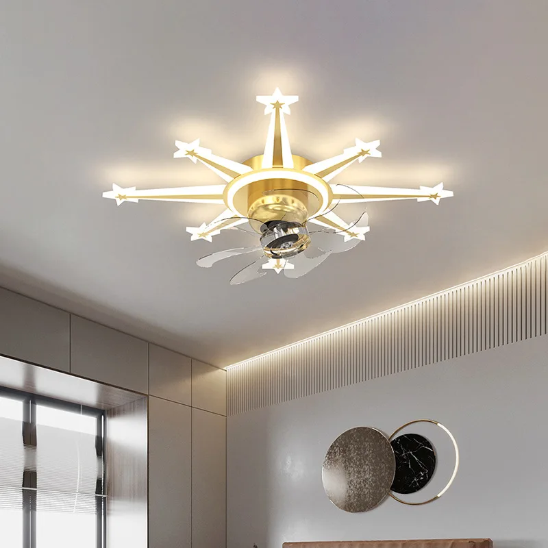 LED Ceiling Fan Lights Indoor For Dining Living Kids Bedroom Ceiling Fan LED Fan Light LED Ceiling Lights