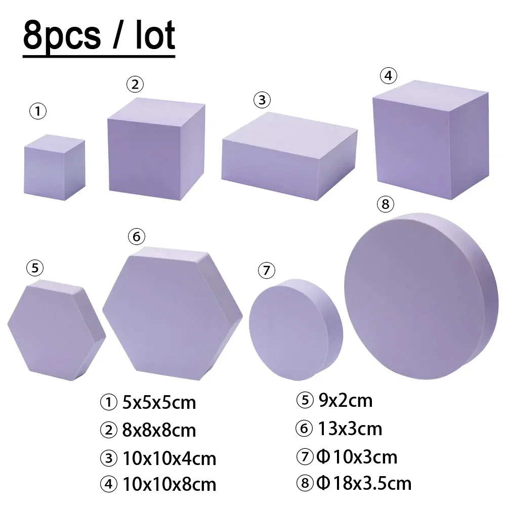 8 pcs Purple set
